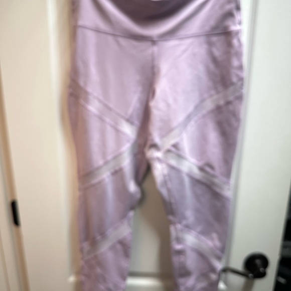 aerie Pants - Offline women's Lavender Athletic Leggings size L/ NWOT A153